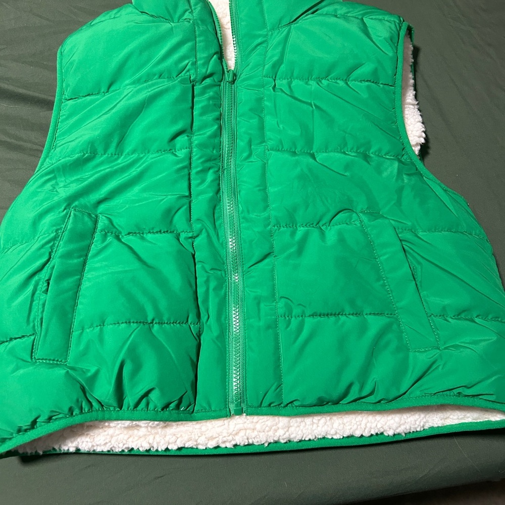 Green Puffer Vest